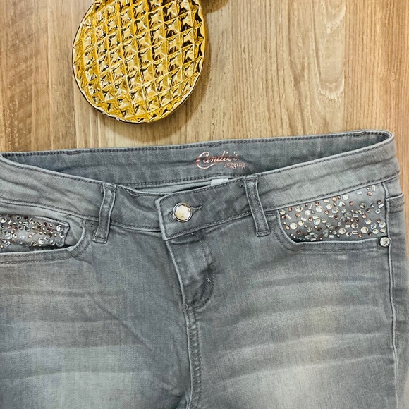 🤩Gray Rhinestone Candies Jeans🥰 - Picture 7 of 7